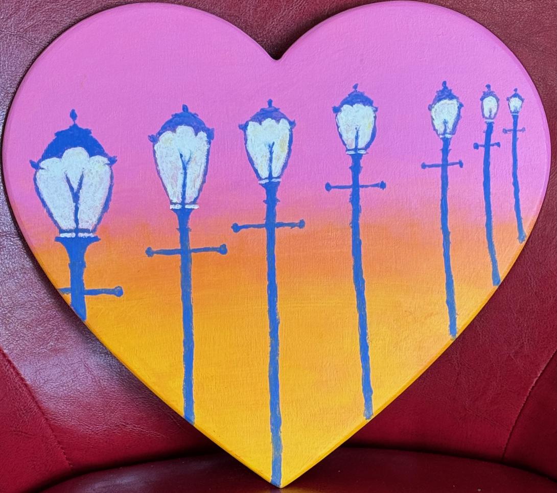 Heart with Lamps